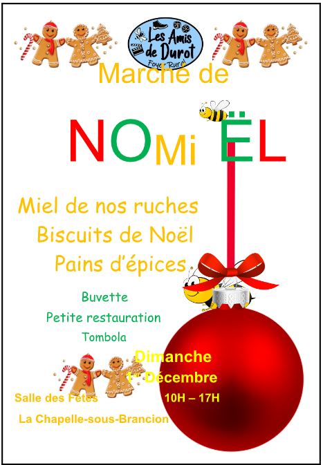Affiche du marché de Noël