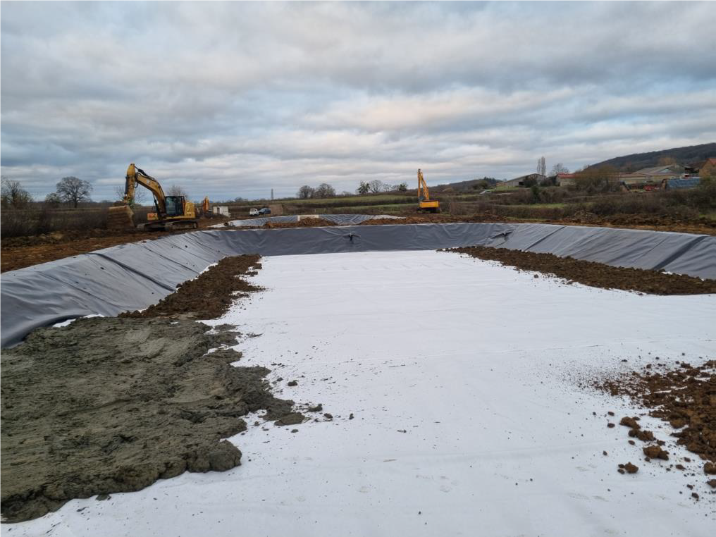 Travaux de réfection de la lagune de Nogent
